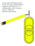 Magnetic Stud Finder - Hangman Products