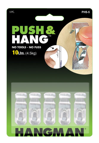 The Simplest Way To Hang A Picture! Use The HANGMAN Push and Hang